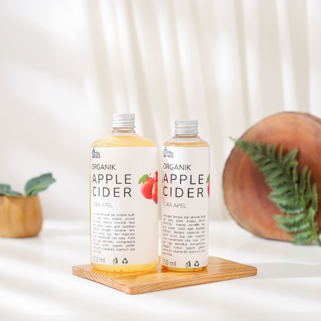 

Bumbu Sahara Apple Cider Vinegar Cuka Apel Organik With The Mother Cuka Apel Murni Organik
