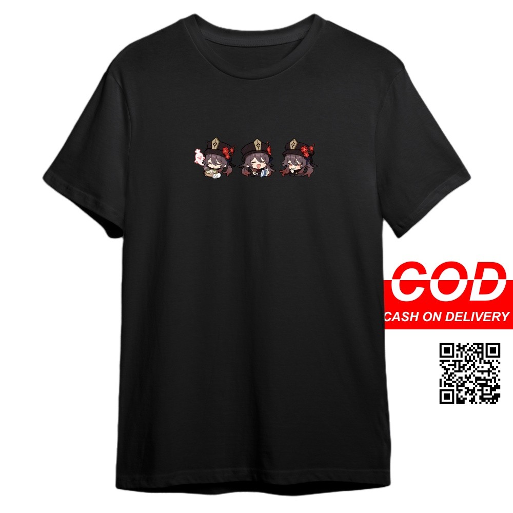 WHITE QUEEN - KAOS HU TAO GENSHIN IMPACT STICKER EDITION -  GENSHIN IMPACT HU TAO LIYUE