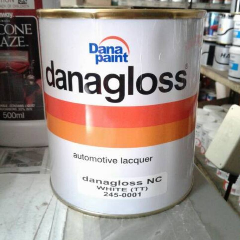 cat danagloss putih dan hitam 1kg TERLARIS