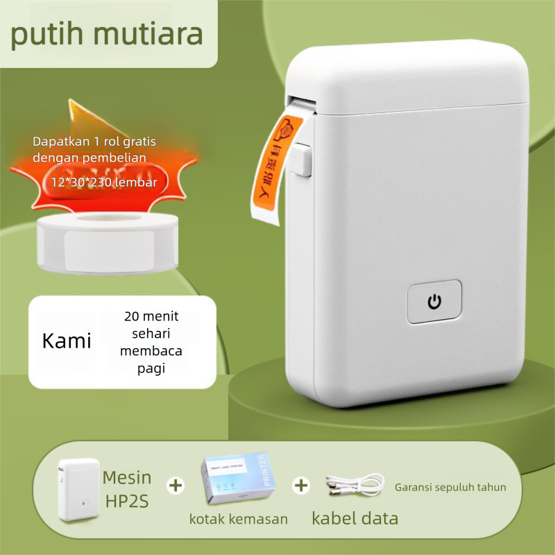 

Printer Label Termal Portabel Printer Label Bluetooth Printer Stiker Label