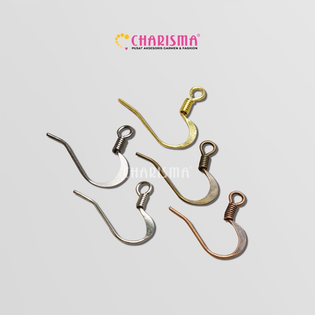Charisma Kait Anting Best Quality - Cantolan Anting / Kaitan Anti Karat / Harga Per 12 Pcs