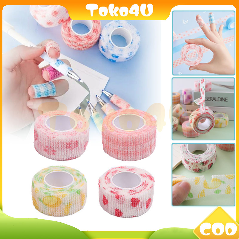 

pelindung jari perban/ finger tape/2 meter pattern writing bandage finger tape /