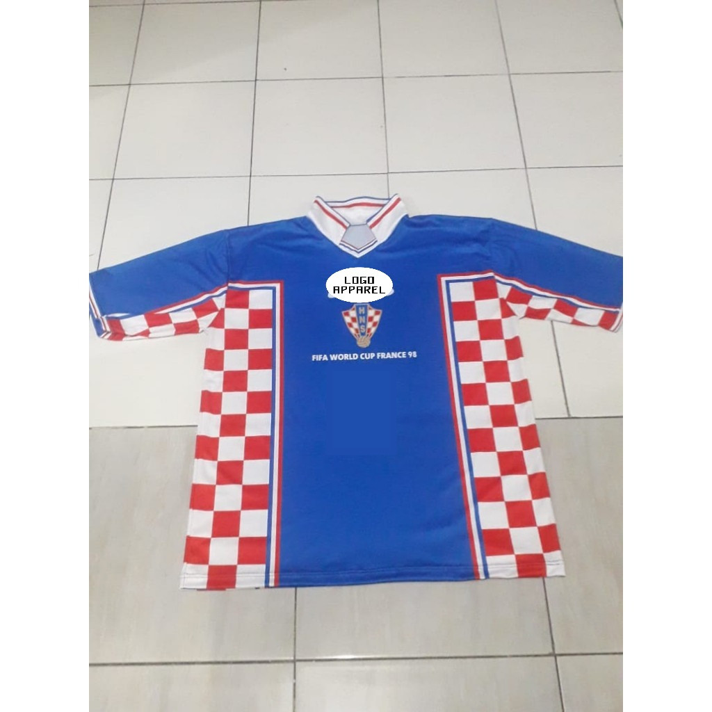 Jersey Kroasia 1998 Full Printing