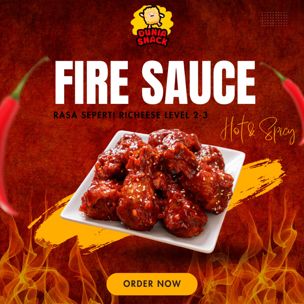 

Mekar_raya FIRE CHICKEN SAUCE ALA RICHEESE FACTORY