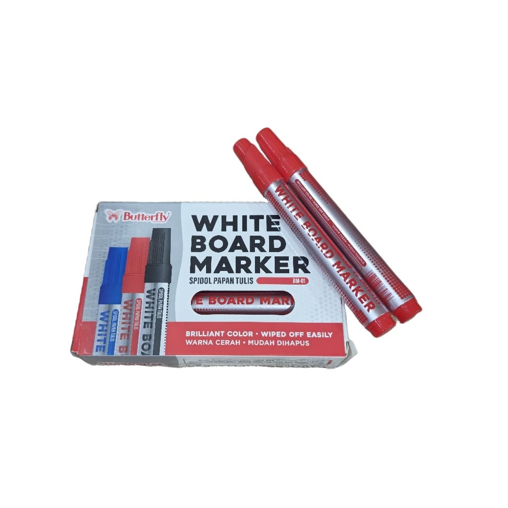 

Spidol Butterfly White Board Papan Tulis bisa di hapus