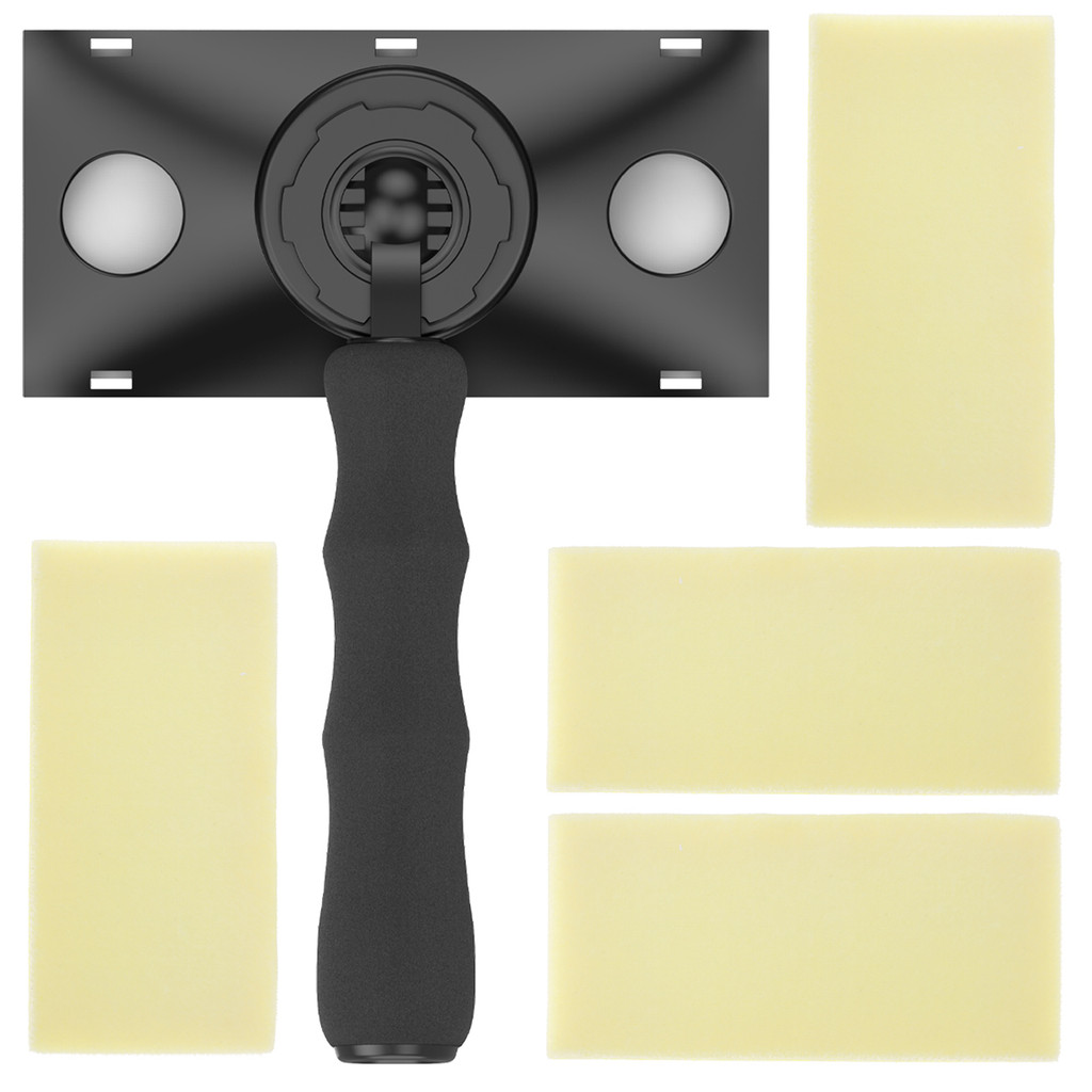 

Professional Latex Paint Edger Brushes Wall Ceiling Corner Painting Brush Color Separator Trimmer Tools with 3 Replacement Pads