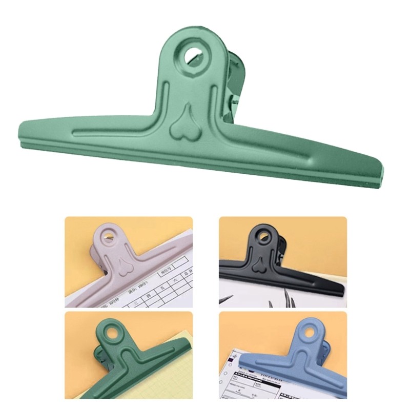 

Large Paper Clip 30cm Long Stainless Steel Paper Clamps Large Binder Paper Clip for Craft Drawing Board Bag File F19E