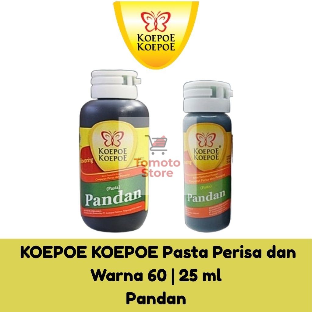 

✨ TOMOTOSTORE ✨ KOEPOE KOEPOE Pasta Perisa dan Warna Pandan