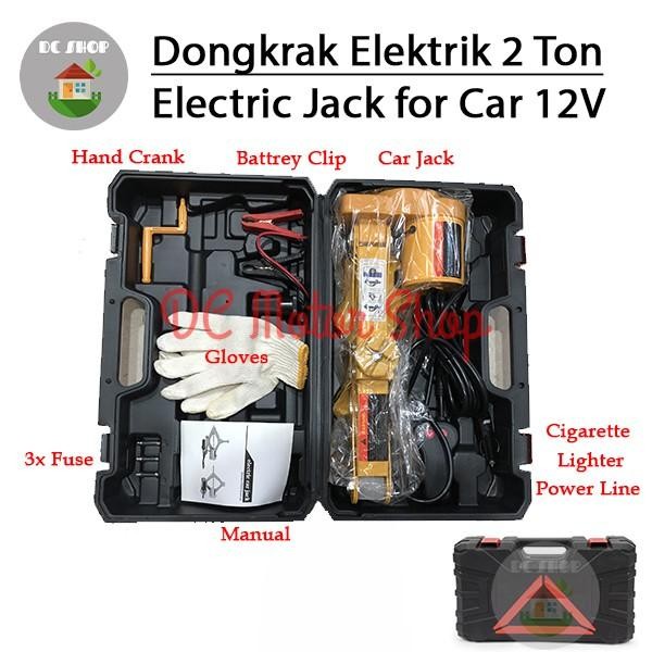 Dongkrak Mobil Elektrik - Electric Jack for Car 2 Ton Bukan Krisbow - Dongkrak Mobil Elektrik 2 Ton