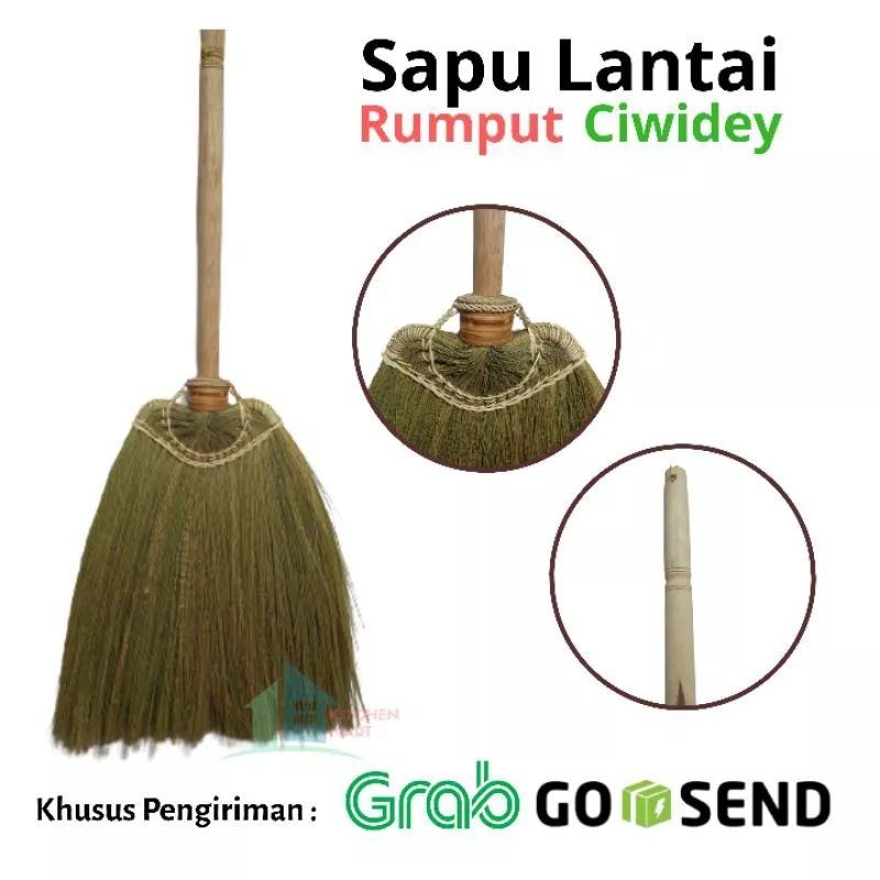 Sapu Lantai Ijuk Ciwidey / Sapu Ijuk Rayung Tebal / Sapu Lantai Murah