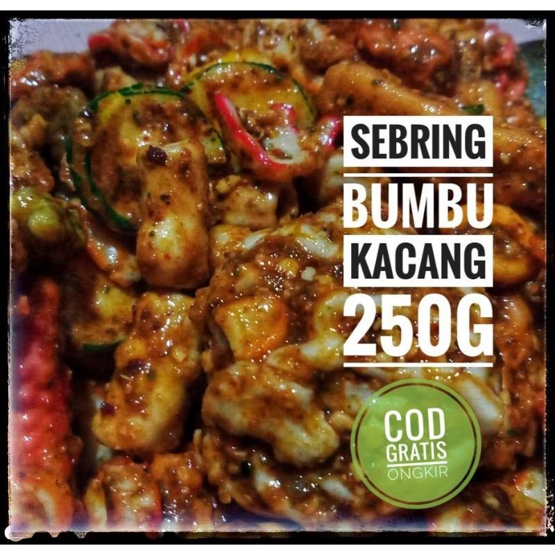 

SEBRING CAMPUR BUMBU KACANG 250GR MAKANAN CEMILAN BIKIN NAGIH SEDAP MANTAP