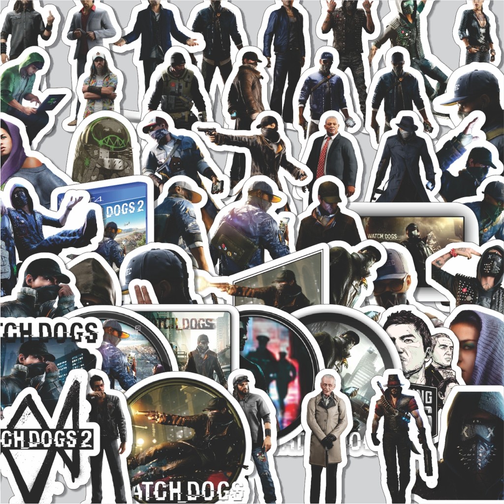 

Stiker Cutting Pack Stiker Game Series Watch Dog's Isi 100Pcs Series Aesthetic Lucu Keren Untuk Koper Bahan Vynil