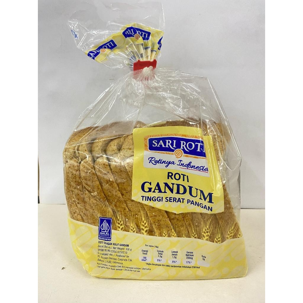 

SARI ROTI TAWAR GANDUM 350G