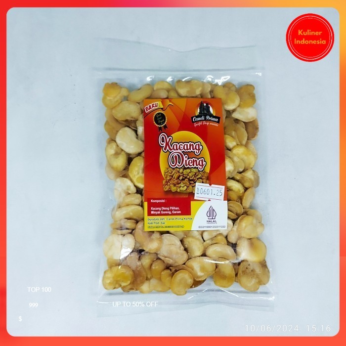 

Kacang Dieng Gurih Kacang Koro Bandung Oleh Oleh Khas Wonosobo Candi Prima