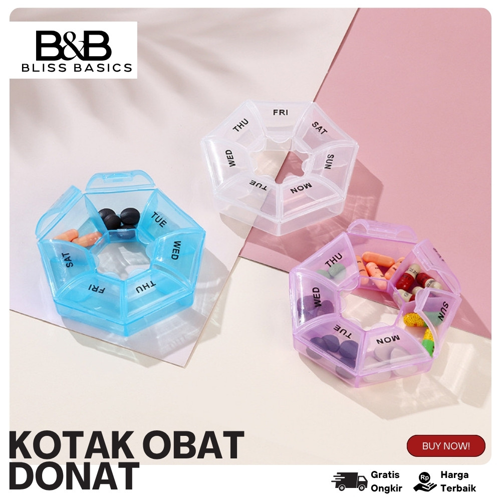 Kotak Obat / Tempat Obat / Tempat Obat Harian / Kotak Obat Harian / Medicine Box / Kotak Obat 7 Hari