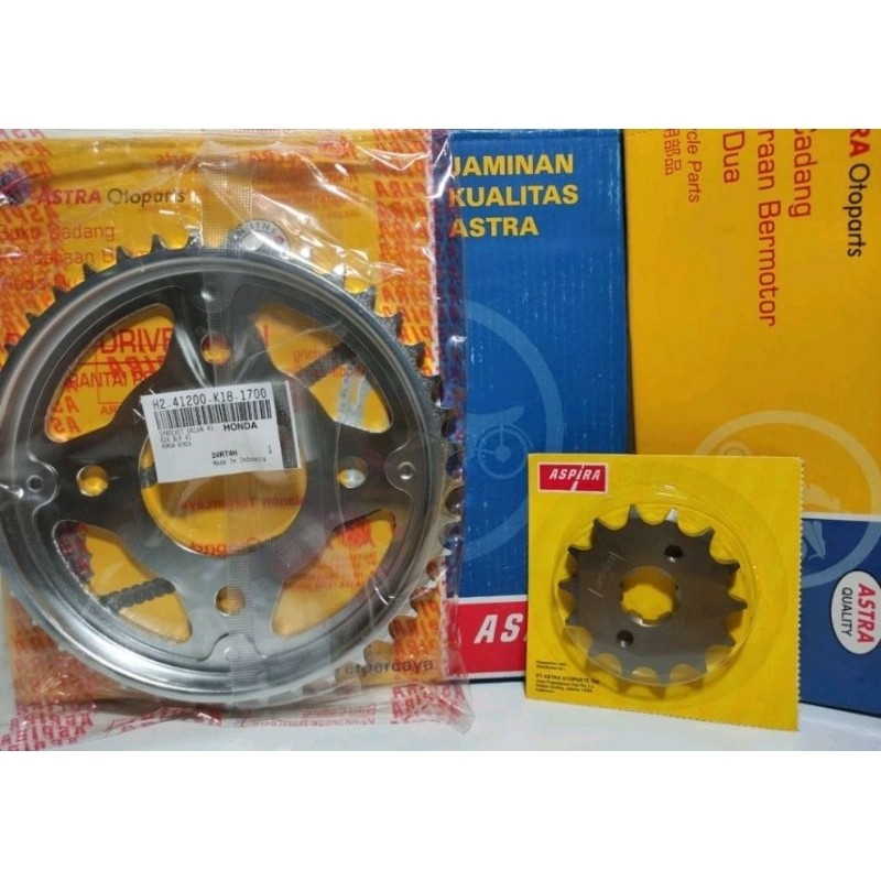 GEARSET GIR GEAR SET ASPIRA VERZA - K18