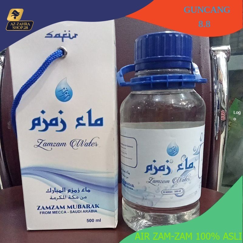 

AIR ZAM ZAM 500ML (½ LITER) || AIR ZAMAZAM MUBARAK SAUDI ARABIYA KEMASAN BOTOL 500ML ASLI TERMURAH