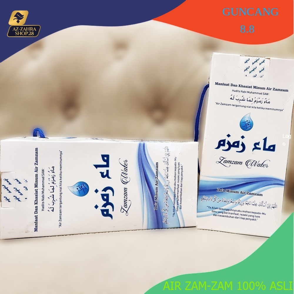 

Az-zahra_Shop.28 Air Zamzam 1 Liter Zam Zam Asli Kemasan Premium Hadiah Gift