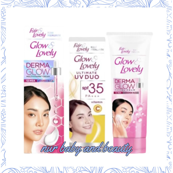 Glow and Lovely Cream Multi Vitamin Cream Wajah Fair & Lovely & Vit C