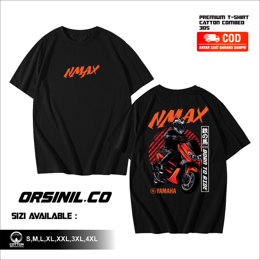 Kaos Baju Otomotif Yamaha Nmax