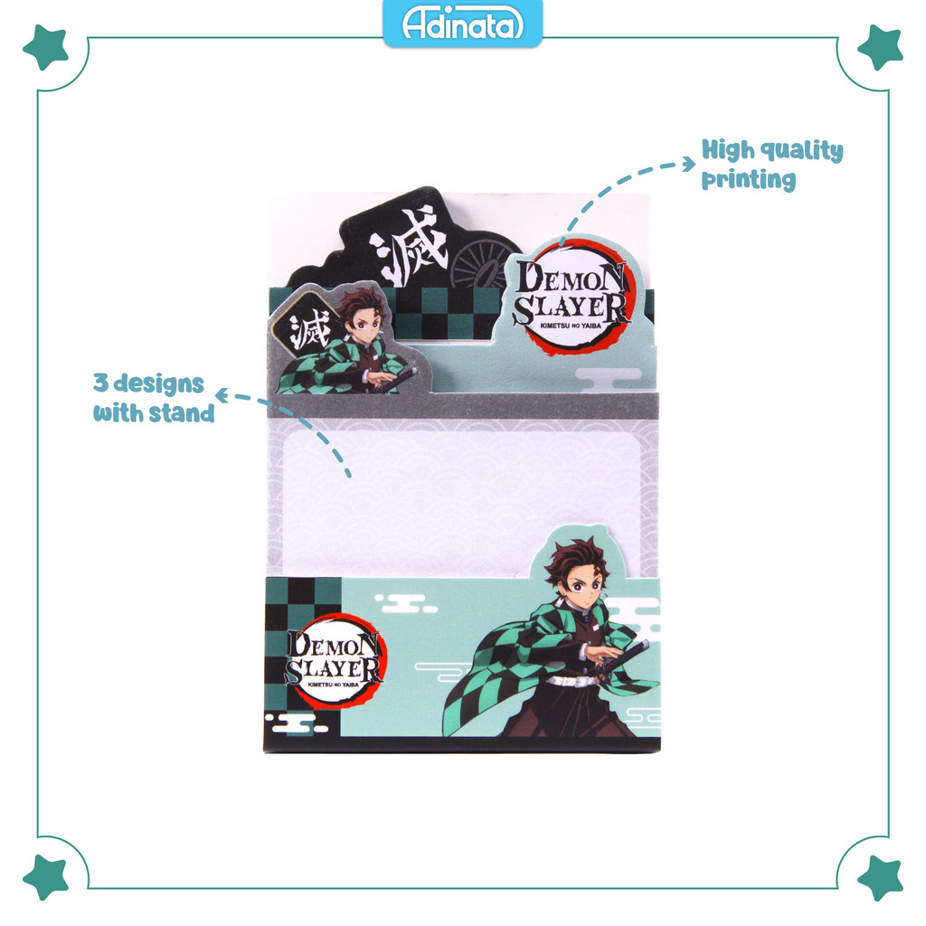 

Demon Slayer Tanjiro Standing Memo 2536-4625 memo lucu / notes / stand memo