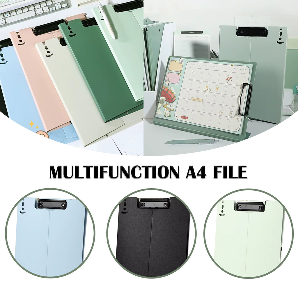 

1PC Papan Ujian Buka Tutup Tekstur buram, desain ramah pengguna Alat tulis dan perlengkapan kantor