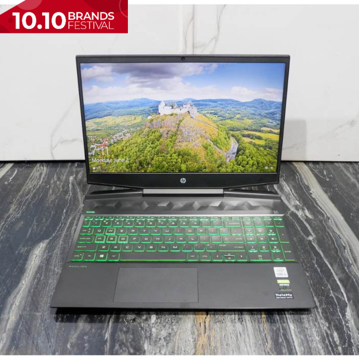 HP Pavilion Gaming 15-dk1064TX Core i5-10300H NVIDIA RTX 2060 Ram 16Gb Ssd 512Gb