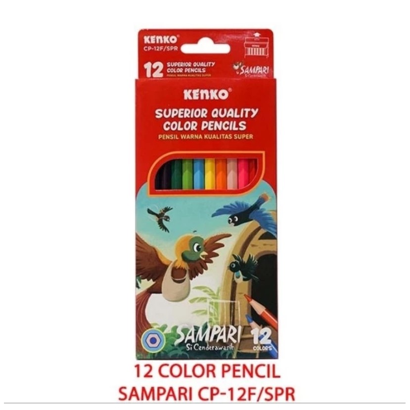 

Pensil Gambar KENKO CP-12F Sampari 12 Warna