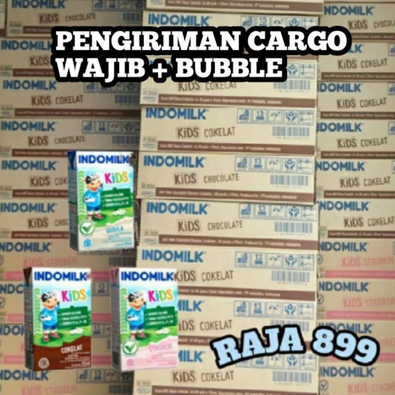 

INDOMILK KIDS SUSU UHT DUS | KARTON ISI 40 PCS X 115ML
