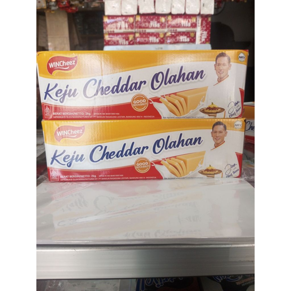 

Wincheez KejU Cheddar Blok 2kg/KejU Parut Potong 2kg