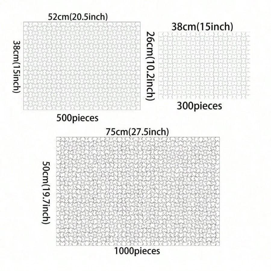 Big Cat Nap 1000/520/120 Pieces Jigsaw Puzzles Challenging Family Activity Games for Gameroom Bedroo