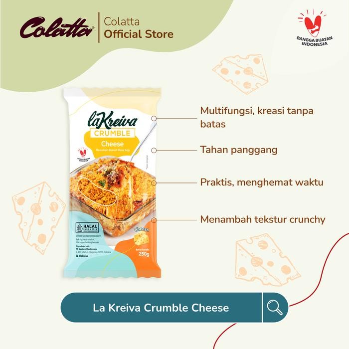 

Promo La Kreiva Cheese Crumble 250 g