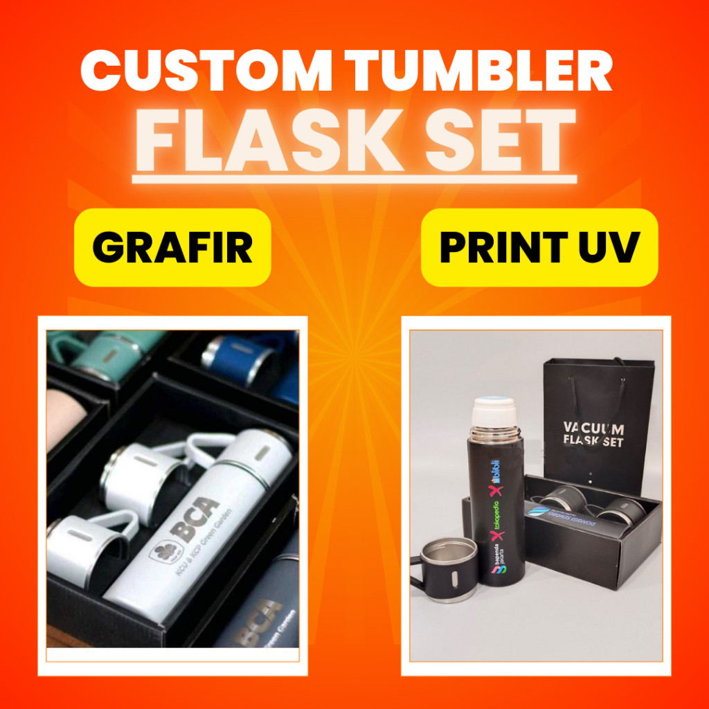 Termos Tumbler Custom Termos Set Tumbler Grafir Custom Tumbler Grafir Tumbler Termos Sultan Set