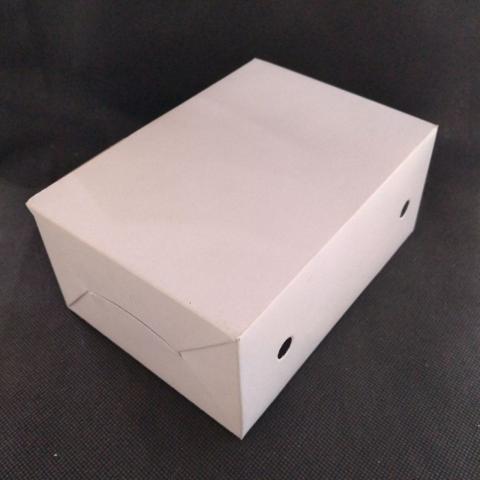 [KELIPATAN 100] KARUDS PACKING / PAKING / KARDUS NASI KOTAK PUTIH Kardus Roti R6 dus kotak kue  - Ko