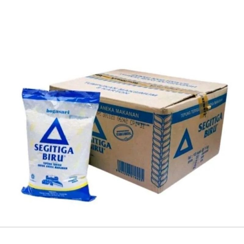 

TEPUNG TERIGU SEGITIGA BIRU 1 KG ISI 12 PCS
