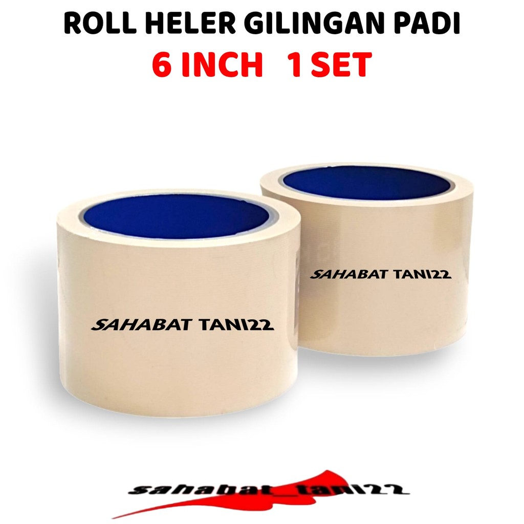 Rubber roll padi 6” Rick huller roll 6”  Roll penggilingan padi 6” Roll pecah kulit 6”