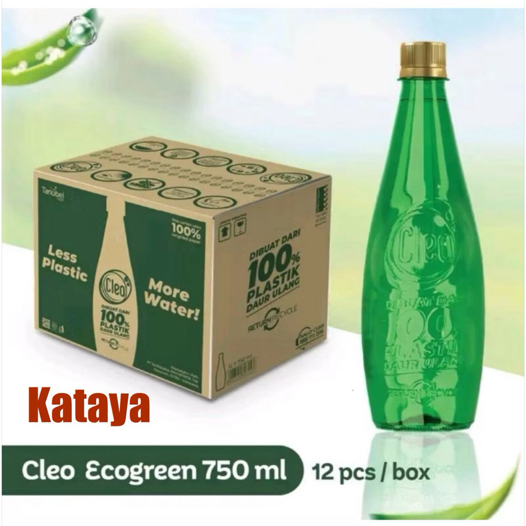 

Cleo eco green kemasan 750ml_isi 12 botol