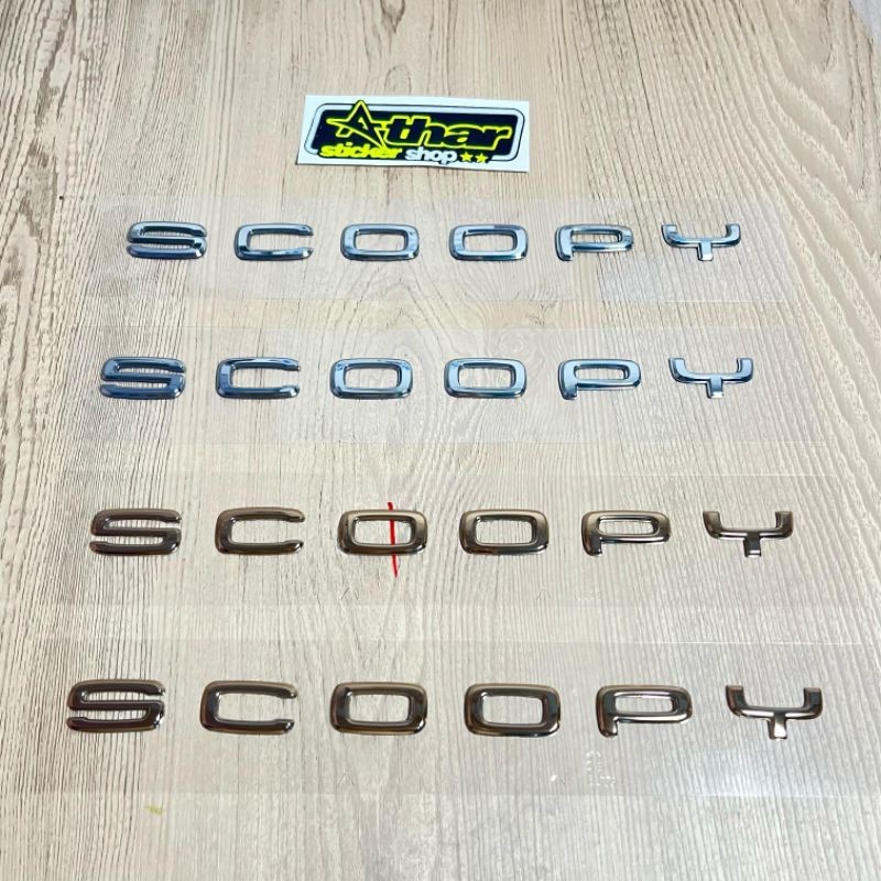emblem Scoopy original emblem motor logo Scoopy