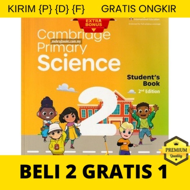 

{P} {D} {F} Cam Primary Science Student Book 1-2-3-4 (2nd Edition) / Full Warna