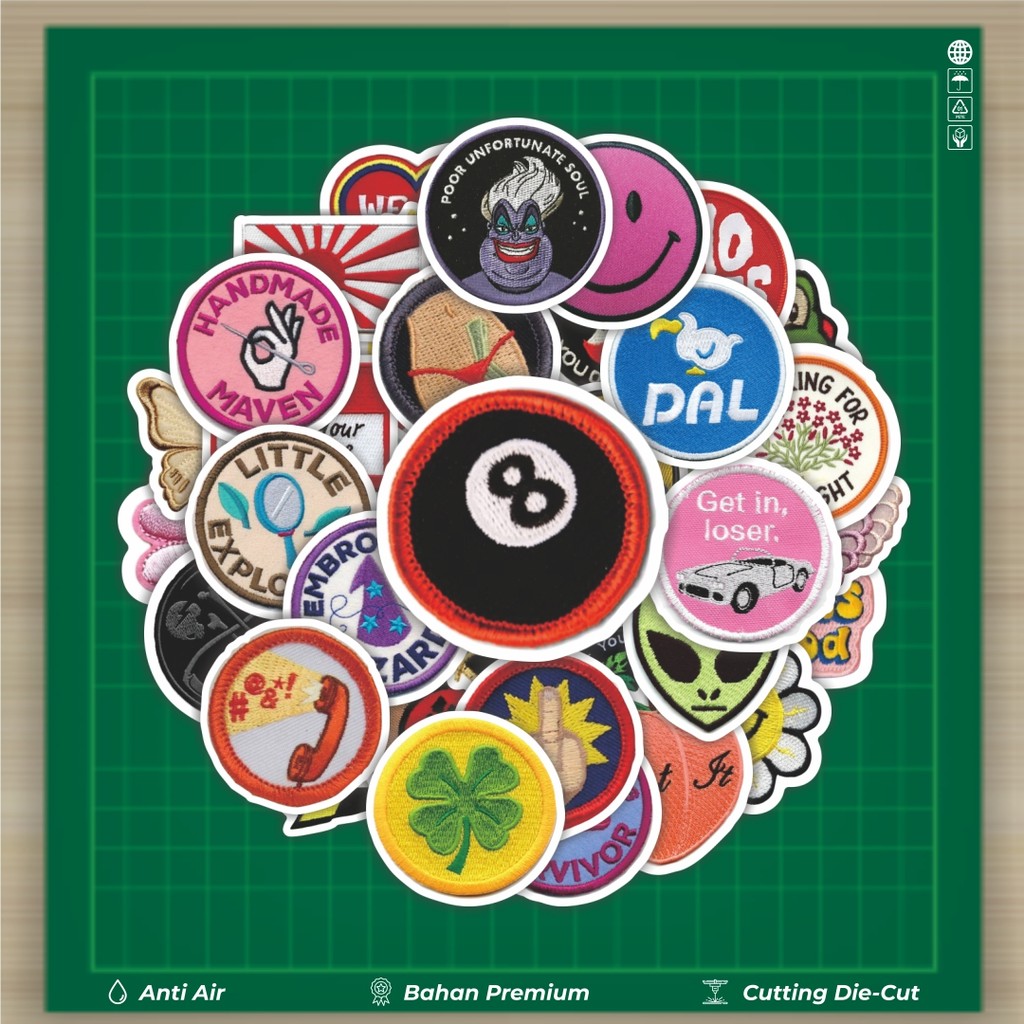 

HOT 50 PCS STIKER Stiker Patch V6 Stiker Fashion Cars Decal Dingin Kartu Album Custom Vinyl Anti Air- Sticker Aesthetic Buku Journal Koper Casing HP Tablet Laptop Helm Motor Botol Minum