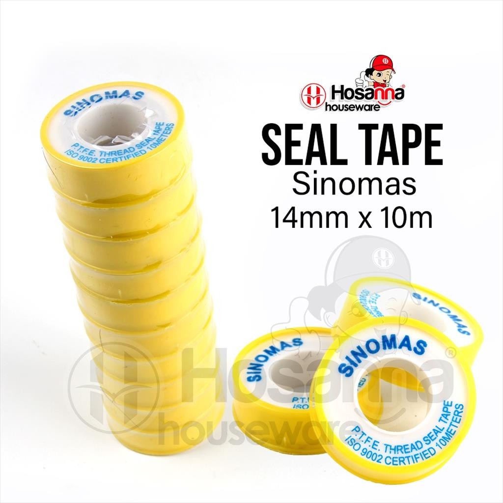 ❤️️Seal Tape Sinomas 14 MM X 10 M / Seal Tape Segel Anti Air❤️️