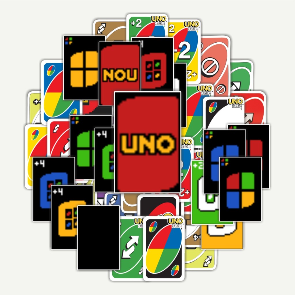 

Sticker Pack Stiker Game Kartu UNO V8 | Sticker TUMBLR | Stiker LAPTOP KOPER HELM