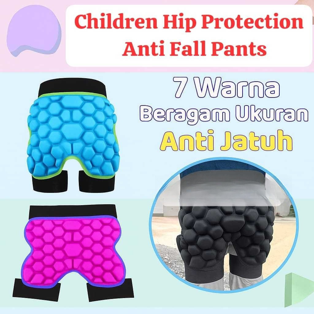 Celana Pendek Anti-Fall Pants Roller Skating Hip Protection Cushion Pelindung Pantat Anak