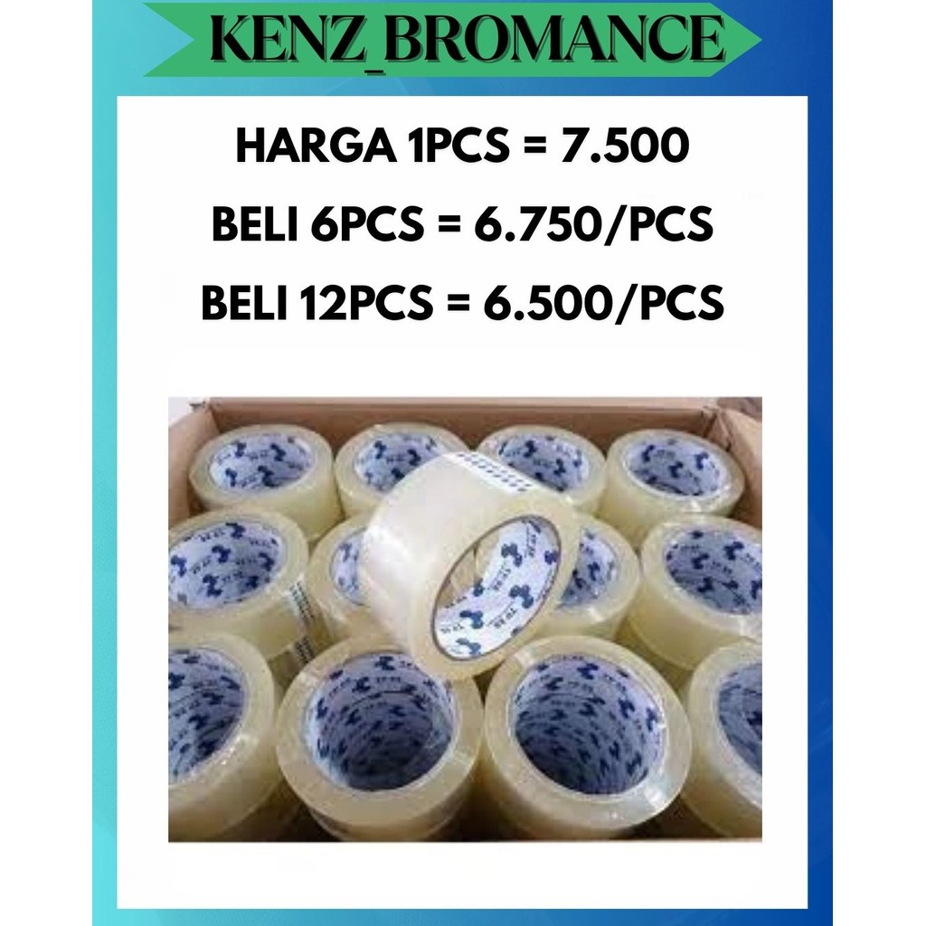 

KENZ LAKBAN SELOTIP ISOLASI BENING / COKLAT TP88 MPI HOKITAPE 90 YARD 45MM BAGUS DAN TEBAL
