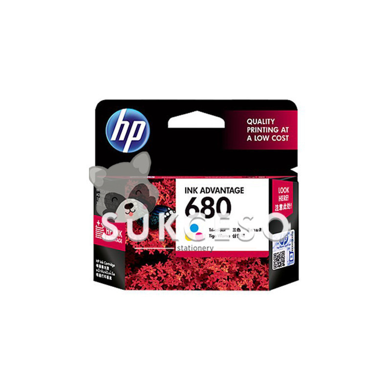 HP Cartridge 680 Colour Original / HP Cartridge 680 Warna