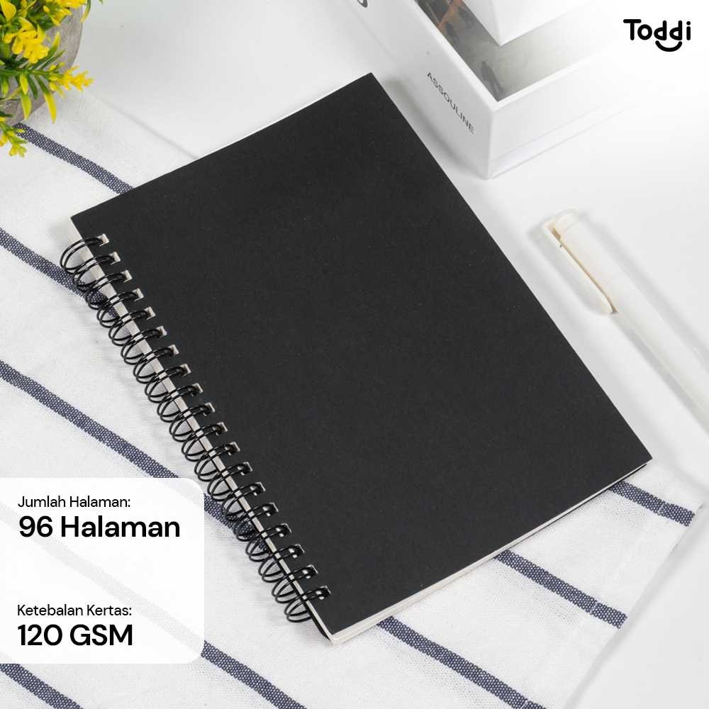 

Toddi Buku Jurnal Softcover Notebook Diary 120GSM 96 Halaman Blank - BQ-N14 -MR