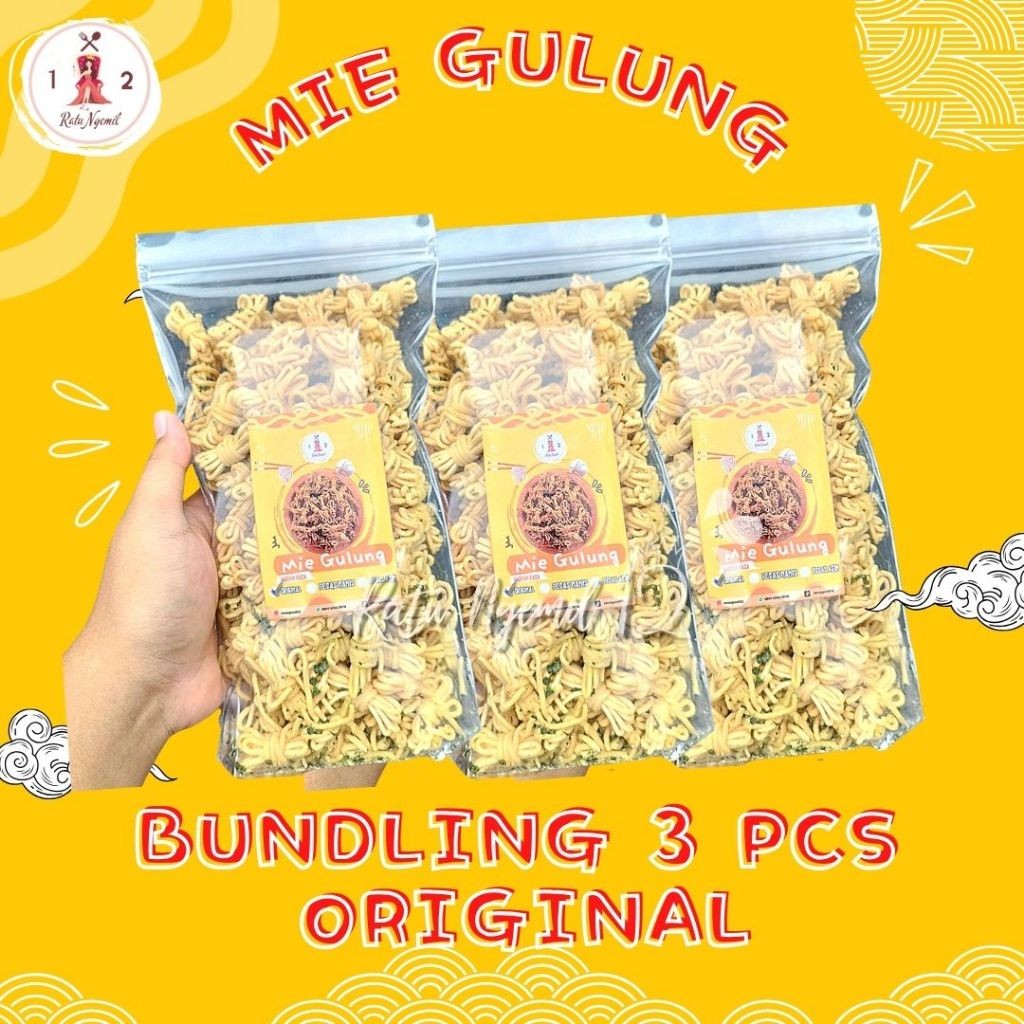 

BUNDLING Original 3PCS 230Gram MIE GULUNG CETAR