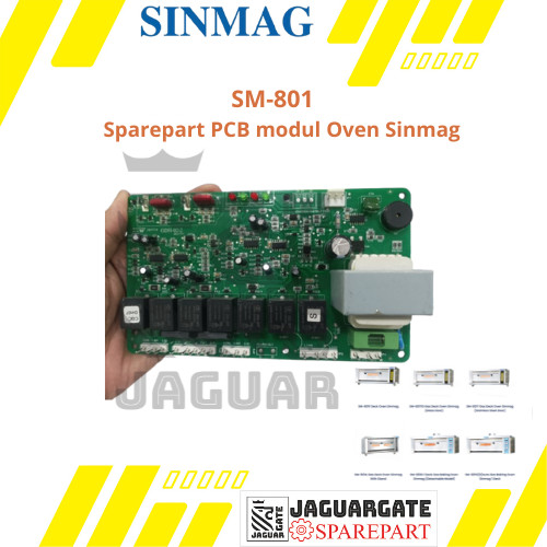 SM-801 Sparepart PCB MODUL Gas Deck Oven Sinmag