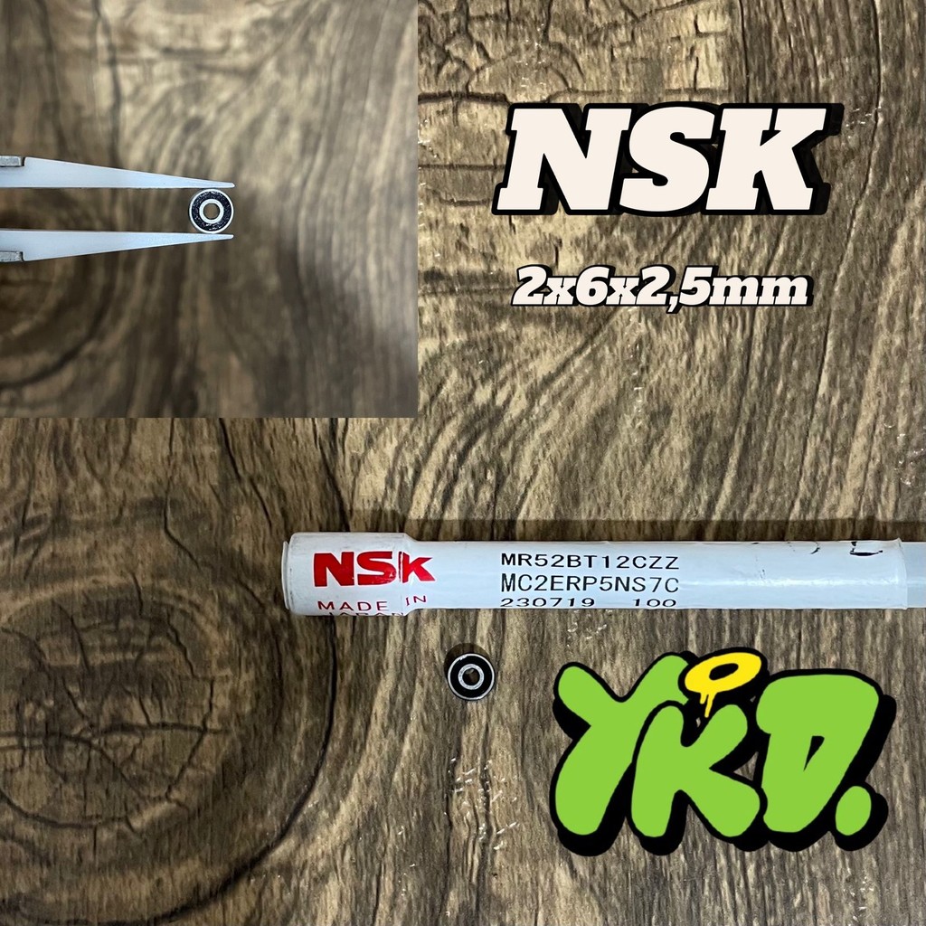 NSK Bearing 620 - 2x6 - Untuk As Roda Tamiya