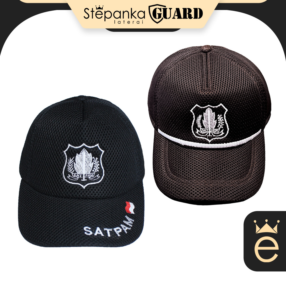 Topi Satpam/ Topi Hitam Satpam/ Topi Coklat Satpam/ Atribut Satpam/ Atribut Security